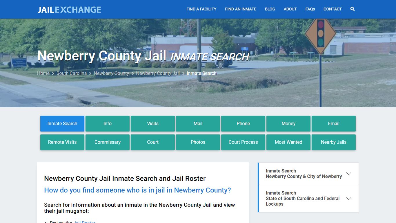 Newberry County Jail Inmate Search - Jail Exchange