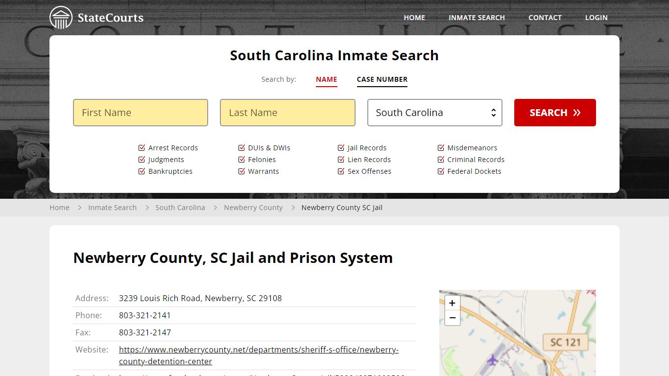 Newberry County, SC Jail and Prison System - State Courts